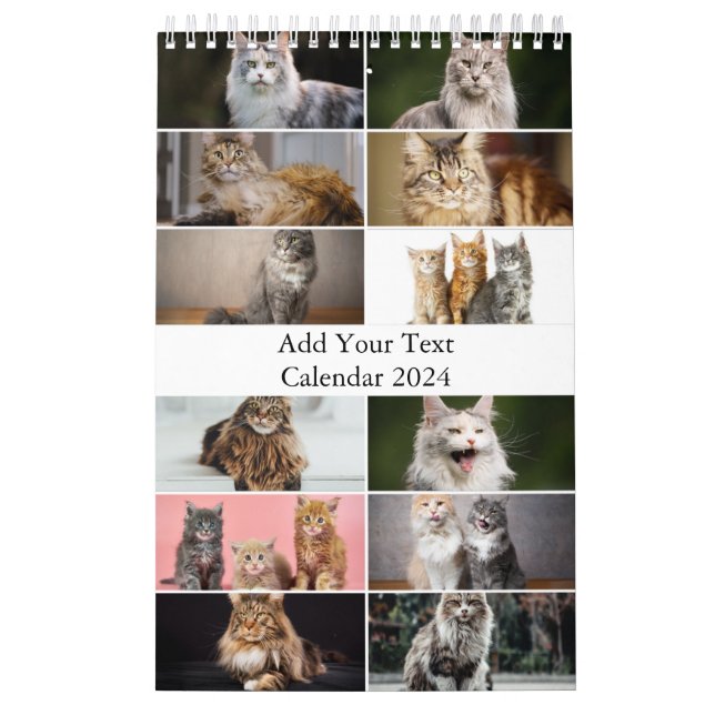 Calendario de Maine Coon Cat (Tapa)