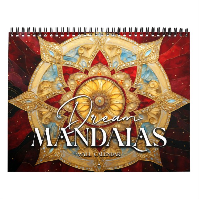 Calendario de Mandalas de Sueños 2027 (Tapa)