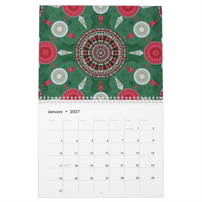 Calendario de Mandalas para 2015 (Jan 2027)