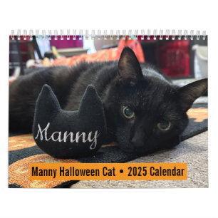 Calendario de Manny Halloween Cat 2025