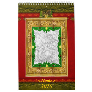 Calendario de Marcos de fotos de personalizable de