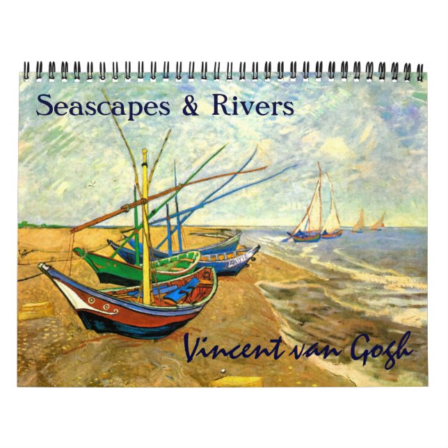 Calendario de Mares y Ríos de Vincent van Gogh (Tapa)