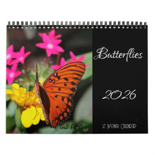 Calendario de mariposa 2026