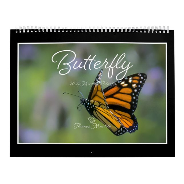 Calendario De Mariposas 2023 De Tom Minutolo (Tapa)