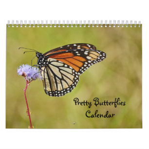 Calendario de mariposas de bonito