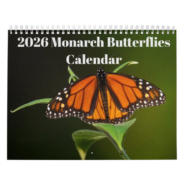 Calendario de Mariposas Monarca 2026 (Tapa)