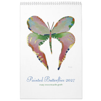 Calendario de Mariposas Pintadas Verticales 2027