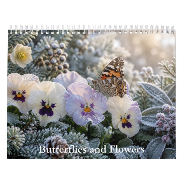 Calendario de Mariposas y Flores  (Tapa)
