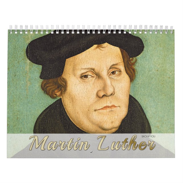Calendario de Martin Luther: Retratos, vida, monum (Tapa)