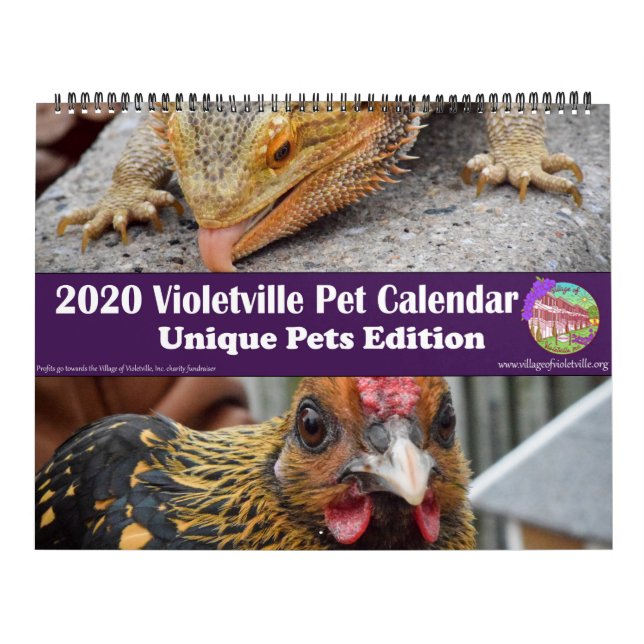 Calendario de Mascotas de Violetville 2020 ~ Edici (Tapa)