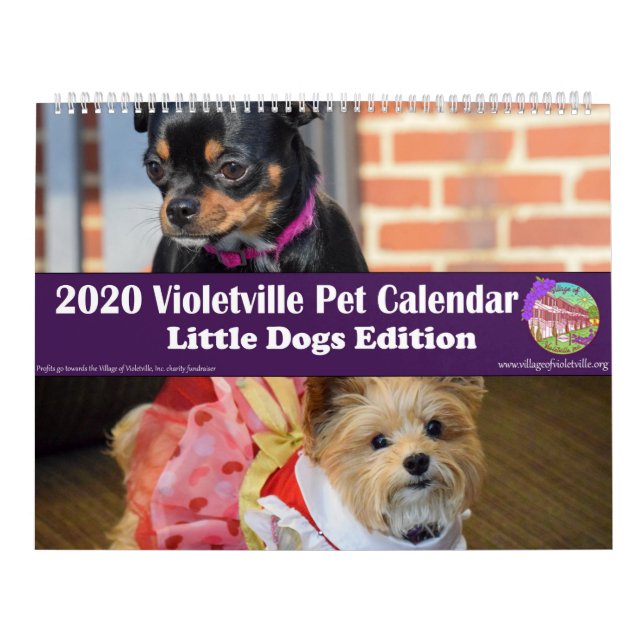 Calendario de Mascotas de Violetville 2020 ~ Edici (Tapa)