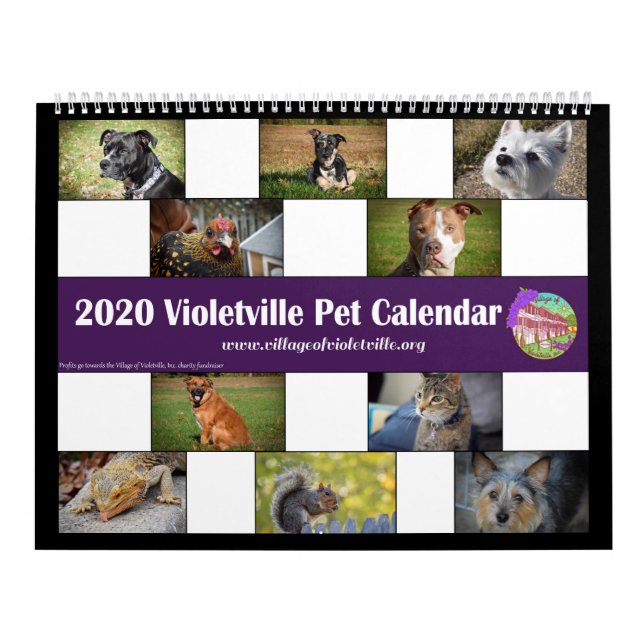 Calendario de Mascotas de Violetville 2020 ~ TODOS