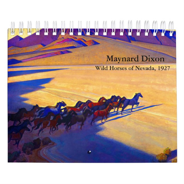 Calendario de Maynard Dixon (Tapa)
