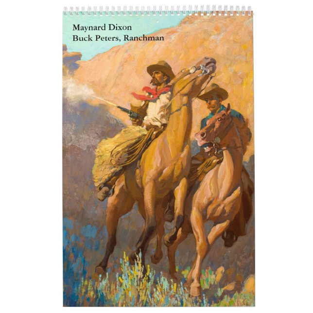 Calendario de Maynard Dixon (Tapa)