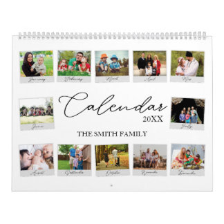 Calendario de memoria de la familia de Personaliza