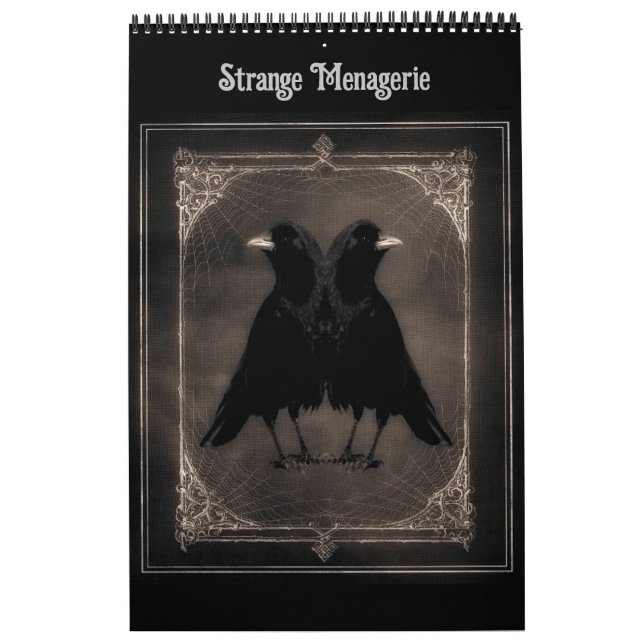 Calendario de Menagerie extraño (Tapa)