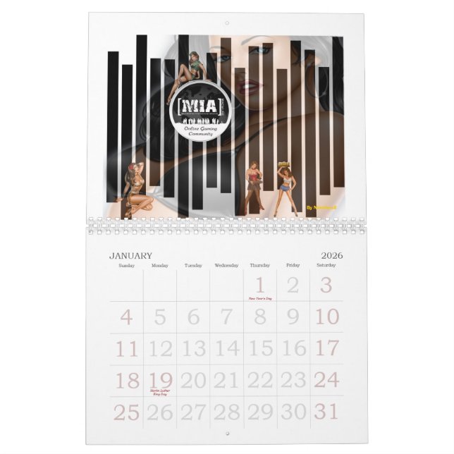Calendario de MIA 2009 (Jan 2026)