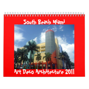calendario de Miami 2011 del art déco