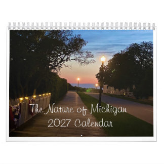 Calendario de Michigan 2027 | Fotografía Escénica