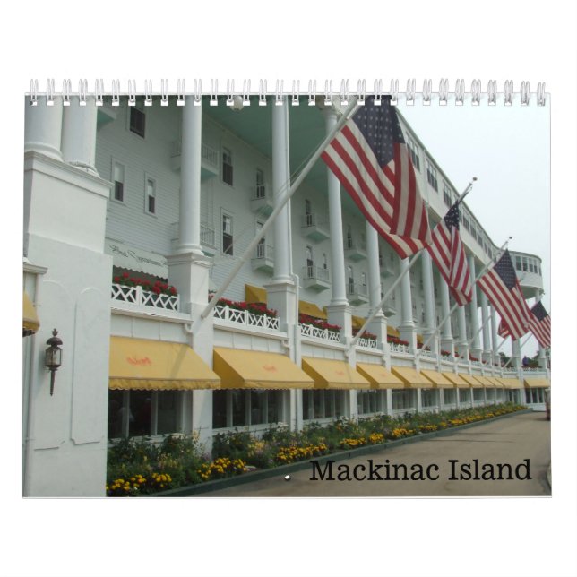 Calendario de Michigan de la isla de Mackinac (Tapa)