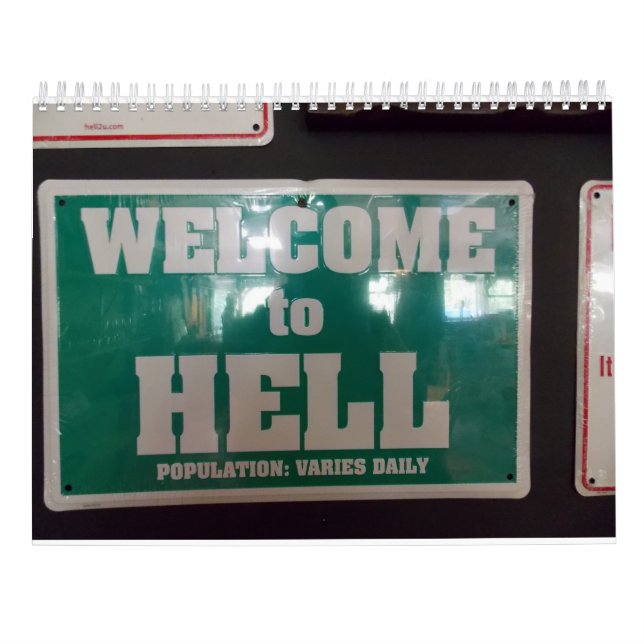 Calendario de Michigan del infierno (Reverso)