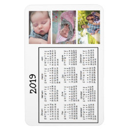 Calendario de Mini imán fotográfico personalizado 