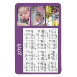 Calendario de Mini imán fotográfico personalizado 