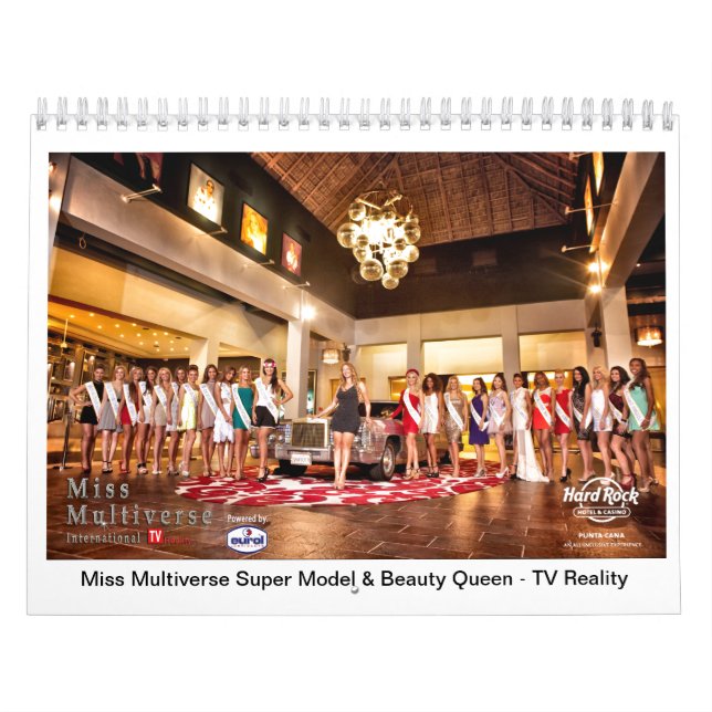 Calendario de Miss Modelo Multiverso y Reina de be (Tapa)