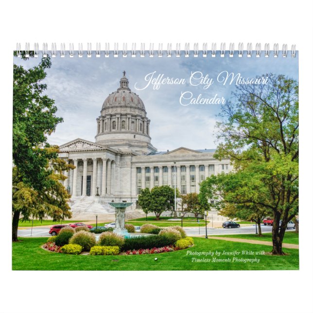 Calendario de Missouri en la ciudad de Jefferson (Tapa)