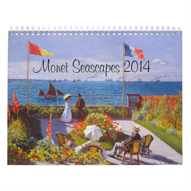 Calendario De Monet Para 2014 ~ Calendario De Esca (Tapa)