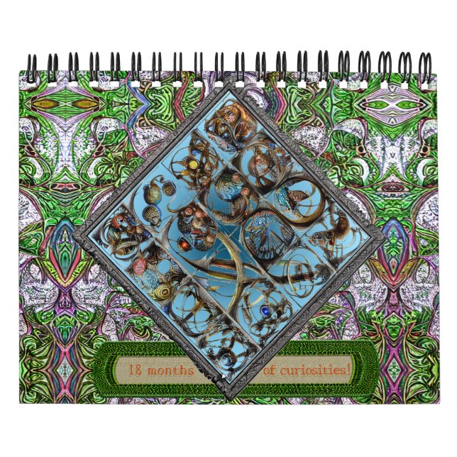 Calendario de Montaje de diseños extraños de 18 me (Tapa)