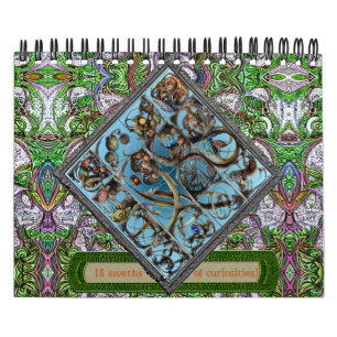 Calendario de Montaje de diseños extraños de 18 me