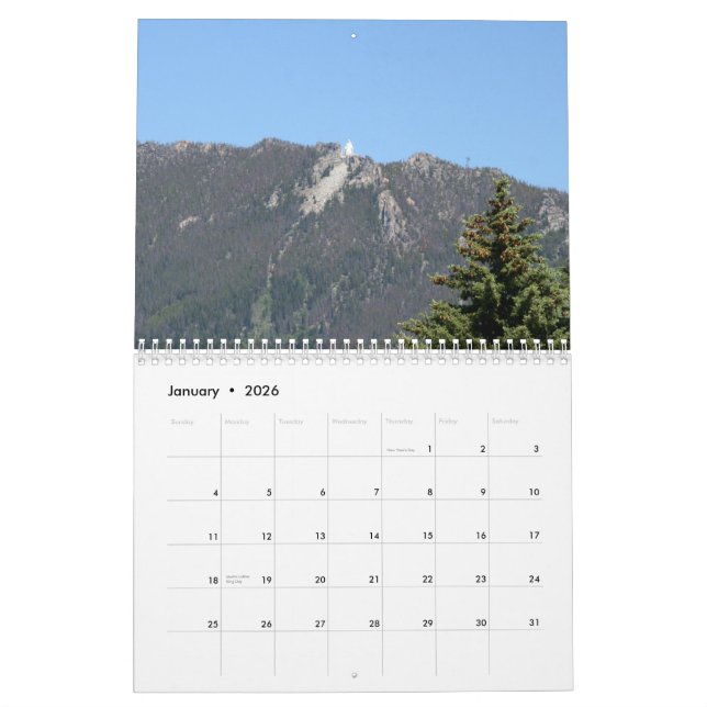 Calendario de Montana (Jan 2026)