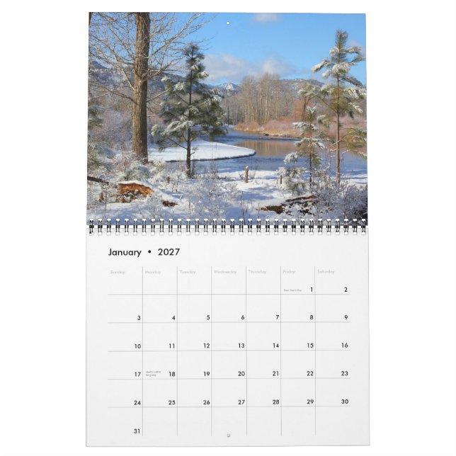 Calendario de Montana 2013 (Jan 2027)