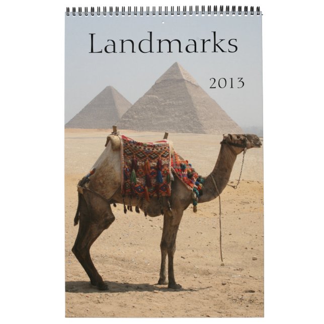 calendario de monumentos de 2013 (Tapa)