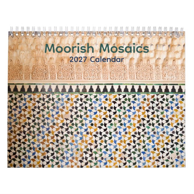 Calendario de Mosaicos Moriscos 2027 (Tapa)