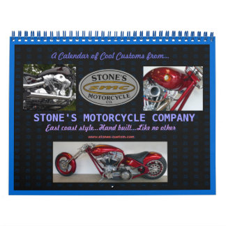 Calendario de motocicletas de Personalizado de pie
