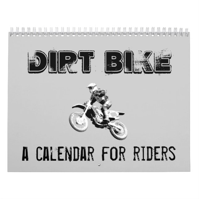 Calendario de Motocross de Bicicletas de Tierra. (Tapa)