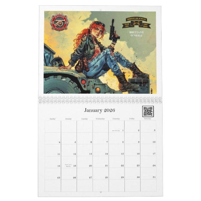 Calendario de Mujeres de Cannon 2025 (Jan 2026)