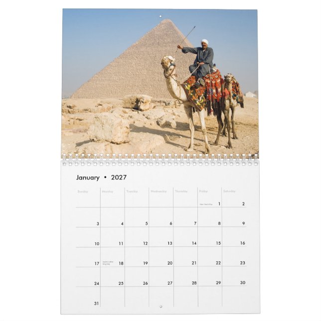 Calendario de Muro de CAMELS (Jan 2027)