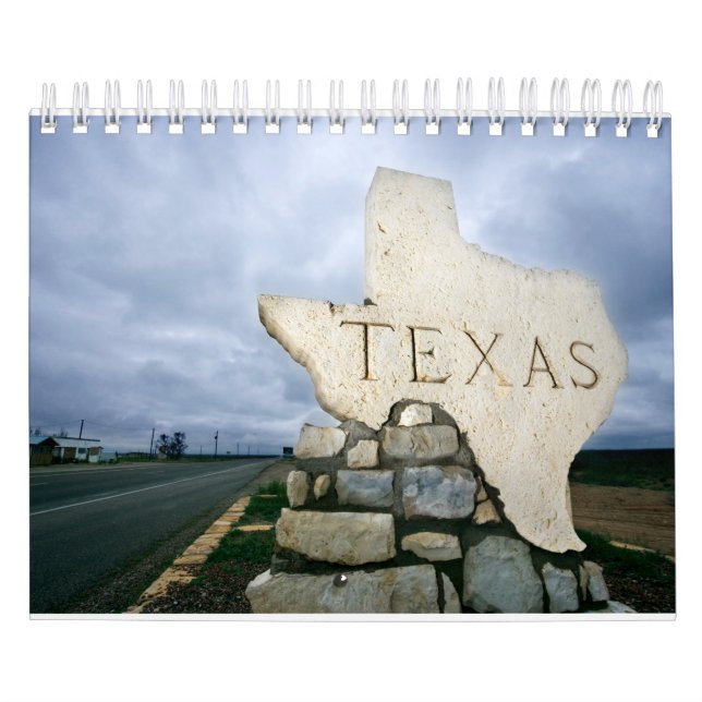 Calendario de Muro de Colección de Texas (Tapa)