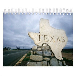 Calendario de Muro de Colección de Texas