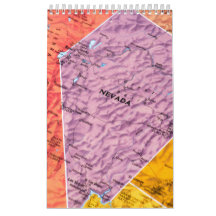 Calendario de Muro de Colección Estado de Nevada