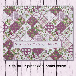 Calendario de muro de desbordamiento de Shabby Chi