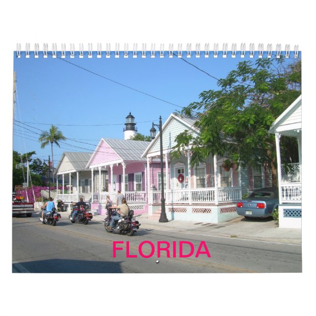 Calendario de Muro de FLORIDA (Tapa)