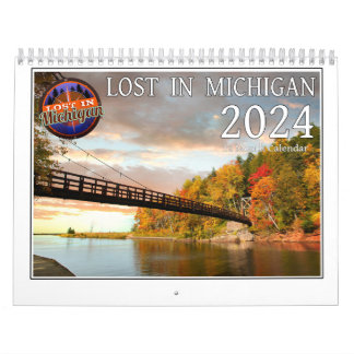 Calendario De Muro De Michigan Perdido En 2024