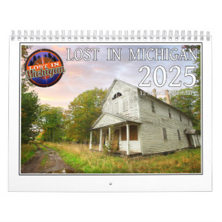 Calendario De Muro De Michigan Perdido En 2025