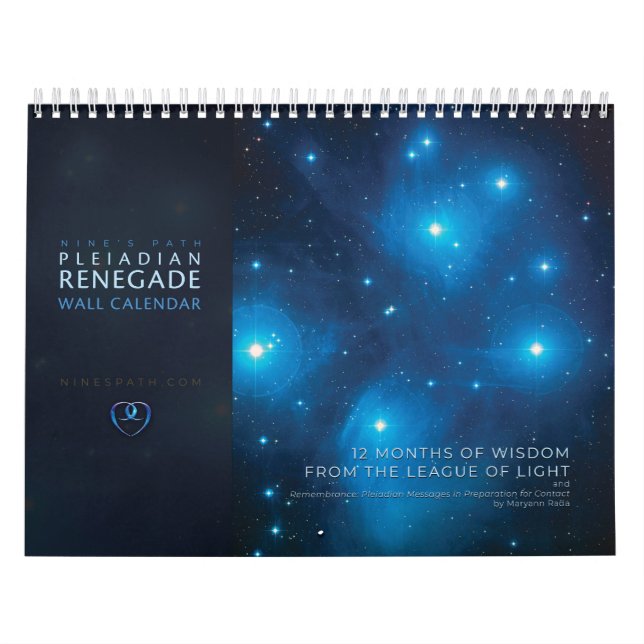 Calendario de Muro de Recuerdo Pleiadian (Tapa)