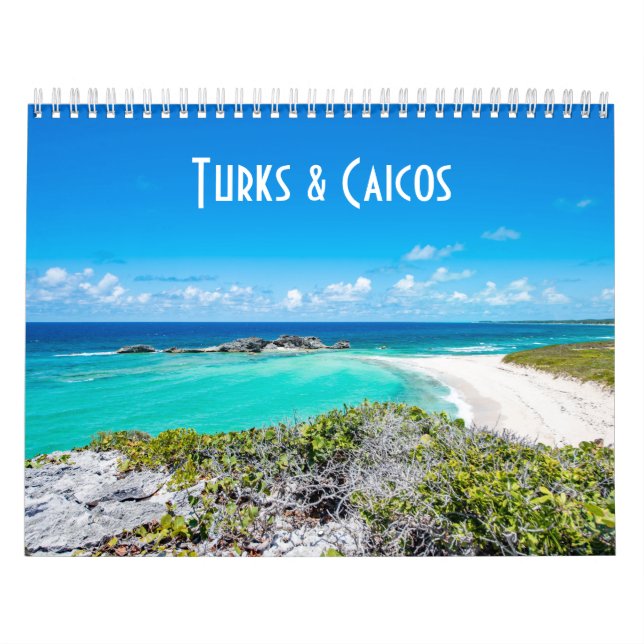 Calendario de Muro de Turcas y Caicos (Tapa)