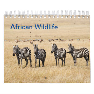 Calendario de Muro de Vida Silvestre Africano